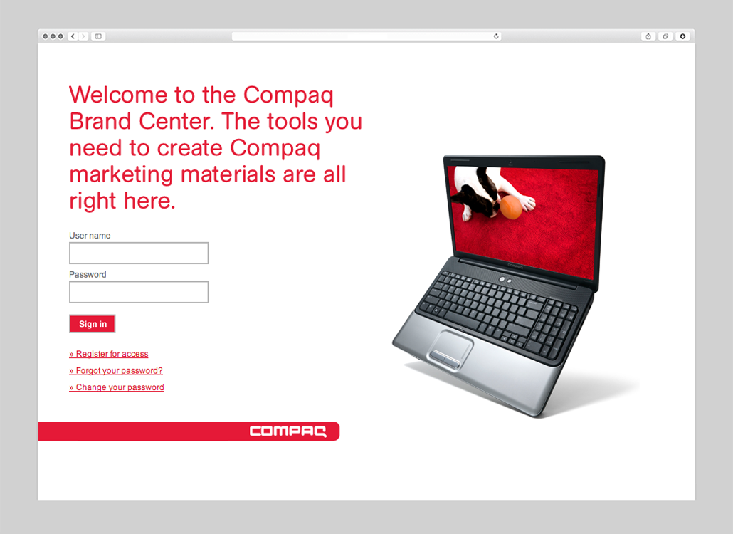 Compaq Brand Center