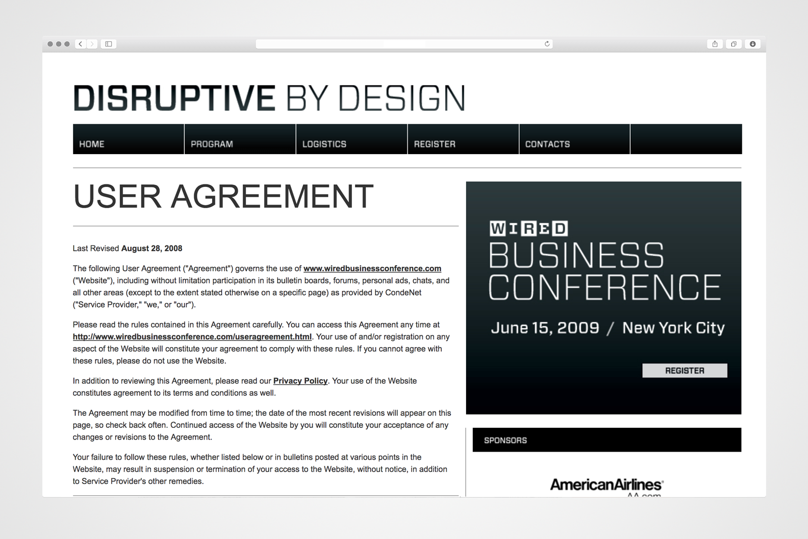 WIRED Disruptive by Design